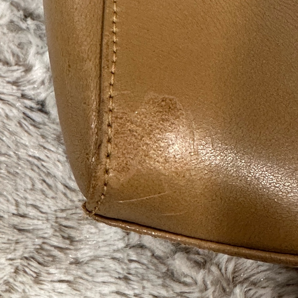 Barbara Milano 90s Italian Leather Shoulder Bag – Tan Brown Y2K Minimal Purse - Picture 5 of 13